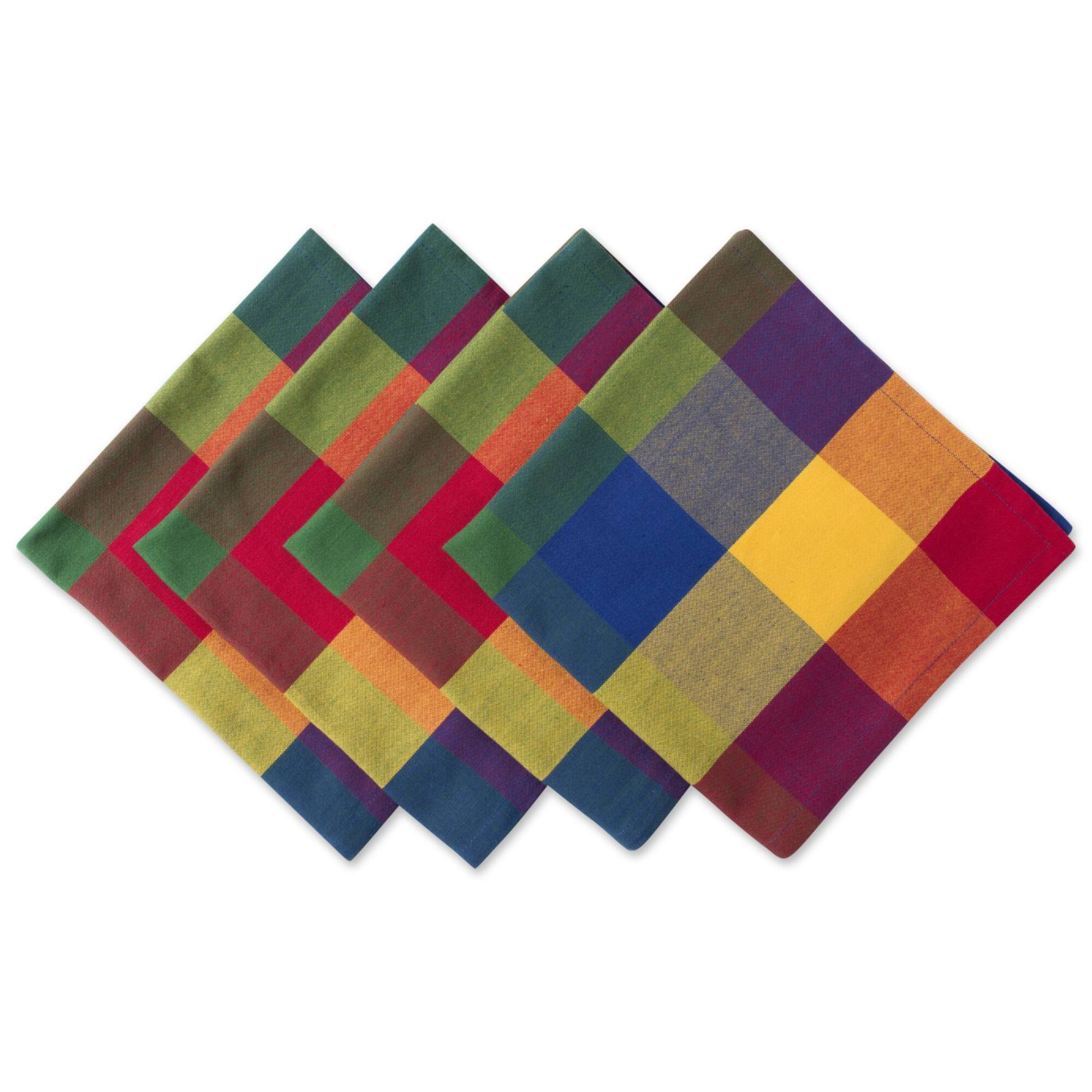 DII® Summer Check Napkin, 4ct.